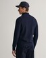 Gant Casual Cotton Zip Cardigan Vest Avond Blauw