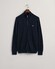 Gant Casual Cotton Zip Cardigan Vest Avond Blauw