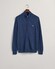 Gant Casual Cotton Zip Cardigan Vest Dark Jeansblue Melange