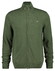 Gant Casual Cotton Zip Cardigan Vest Dry Herb Green
