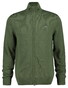 Gant Casual Cotton Zip Cardigan Vest Dry Herb Green
