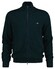 Gant Casual Cotton Zip Cardigan Vest Tartan Green