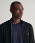 Gant Casual Cotton Zip Cardigan Vest Zwart