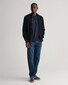 Gant Casual Cotton Zip Cardigan Vest Zwart