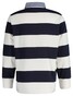 Gant Chambray Stripe Heavy Rugger Twill Collar Pullover Eggshell
