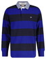 Gant Chambray Stripe Heavy Rugger Twill Collar Trui Blauw