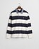 Gant Chambray Stripe Heavy Rugger Twill Collar Trui Eggshell