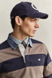 Gant Chambray Stripe Heavy Rugger Twill Collar Trui Faded Taupe