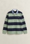 Gant Chambray Stripe Heavy Rugger Twill Collar Trui Surplus Mint
