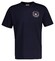 Gant Circle Chest Graphic Short Sleeve Crew Neck T-Shirt Evening Blue