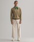 Gant Classic Cotton Crew Trui Aloe Green Melange