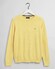 Gant Classic Cotton Crew Trui Brimstone Yellow Melange