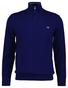 Gant Classic Cotton Half Zip Pullover Rich Navy