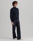 Gant Classic Cotton Half Zip Trui Avond Blauw