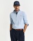 Gant Classic Cotton Half Zip Trui Fresh Blue