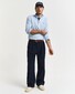 Gant Classic Cotton Half Zip Trui Fresh Blue