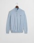 Gant Classic Cotton Half Zip Trui Fresh Blue