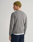 Gant Classic Cotton Ronde Hals Trui Dark Grey Melange