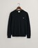 Gant Classic Cotton Ronde Hals Trui Zwart