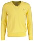 Gant Classic Cotton V-Neck Trui Banana Yellow