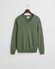 Gant Classic Cotton V-Neck Trui Kalamata Green