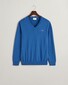 Gant Classic Cotton V-Neck Trui Rich Blue