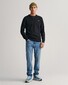 Gant Classic Cotton V-Neck Trui Zwart