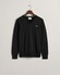 Gant Classic Cotton V-Neck Trui Zwart