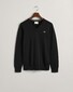 Gant Classic Cotton V-Neck Trui Zwart