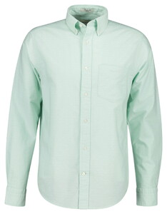 Gant Classic Oxford Dobby Overhemd Washed Turquoise