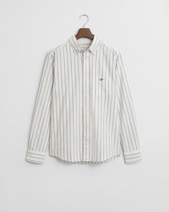 Gant Classic Oxford Stripe Button-Down Overhemd Forest Green