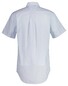 Gant Classic Oxford Stripe Button-Down Short Sleeve Overhemd Licht Blauw