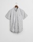 Gant Classic Oxford Stripe Button-Down Short Sleeve Overhemd Persian Blue