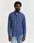 Gant Classic Poplin Check Button-Down Overhemd College Blue