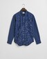 Gant Classic Poplin Check Button-Down Overhemd College Blue