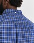 Gant Classic Poplin Check Button-Down Overhemd College Blue