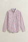Gant Classic Poplin Check Button-Down Overhemd Rose Red