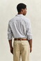 Gant Classic Poplin Check Button-Down Overhemd Taupe Beige