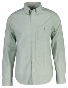 Gant Classic Poplin Gingham Check Overhemd Surplus Mint
