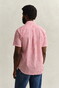 Gant Classic Poplin Stripe Short Sleeve Overhemd Rose Red