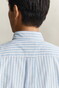 Gant Classic Poplin Stripe Short Sleeve Overhemd Sky Blue