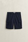 Gant Classic Solid Color Cargo Shorts Bermuda Avond Blauw