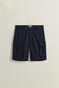 Gant Classic Solid Color Cargo Shorts Bermuda Avond Blauw