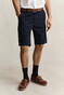 Gant Classic Solid Color Cargo Shorts Bermuda Avond Blauw