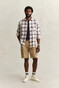 Gant Classic Solid Color Cargo Shorts Bermuda Donker Khaki