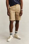 Gant Classic Solid Color Cargo Shorts Bermuda Donker Khaki