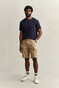 Gant Classic Solid Color Cargo Shorts Bermuda Donker Khaki