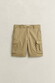 Gant Classic Solid Color Cargo Shorts Bermuda Donker Khaki