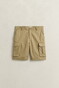 Gant Classic Solid Color Cargo Shorts Bermuda Donker Khaki