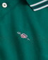 Gant Collar Tipping Contrast Short Sleeve Polo Deep Forest Green